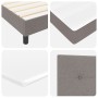 Cama con Base de Muelles con Colchón Taupe 140x200 cm Tela de , Camas y somieres - Ref: Foro24-3338696, Precio: 450,64 €, Des...