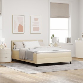 Comprar Cama Box Spring con Colchón Beige 140x200