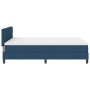 Cama con Base de Resortes con Colchón Azul 140x200 cm Tela de , Camas y somieres - Ref: Foro24-3338698, Precio: 440,16 €, Des...