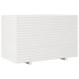 Jardinera de madera maciza de pino blanca 110x60x72 cm en Macetas y jardineras | Comprar online en Foru.es