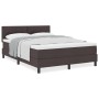 Cama con Somier con Colchón Marrón Oscuro 160x200 cm Tela | Foro24.es | Tu tienda online para hogar, jardín y más Foro24.es