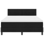 Cama con Base de Resorte con Colchón Negra 160x200 cm Tela de , Camas y somieres - Ref: Foro24-3338701, Precio: 490,72 €, Des...