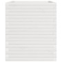 Jardinera de madera maciza de pino blanca 110x60x72 cm en Macetas y jardineras | Comprar online en Foru.es