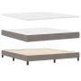 Cama Box Spring con Colchón Taupe 180x200 cm Tela de , Camas y somieres - Ref: Foro24-3338710, Precio: 526,74 €, Descuento: %