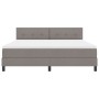Cama Box Spring con Colchón Taupe 180x200 cm Tela de , Camas y somieres - Ref: Foro24-3338710, Precio: 526,74 €, Descuento: %