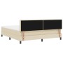 Cama con Base Spring con Colchón Crema 180x200 cm Tela | Foro24.es | Tu tienda online para hogar, jardín y más Foro24.es