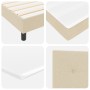 Cama con Base Spring con Colchón Crema 180x200 cm Tela | Foro24.es | Tu tienda online para hogar, jardín y más Foro24.es