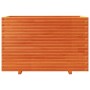Jardinera madera maciza de pino marrón cera 110x60x72 cm en Macetas y jardineras | Comprar online en Foru.es