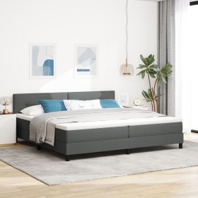 Comprar Cama con Box Spring con Colchón Gris