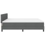 Cama con Box Spring con Colchón Gris Oscuro 200x200 cm Tela | Foro24.es | Tu tienda online para hogar, jardín y más Foro24.es