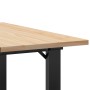 Mesa de centro marco O madera maciza pino y acero 60x60x40 cm en Mesas de comedor | Comprar online en Foru.es