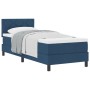 Cama Box Spring con colchón Azul 80x200 cm Tela | Foro24.es | Tu tienda online para hogar, jardín y más Foro24.es