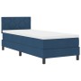 Cama Box Spring con colchón Azul 80x200 cm Tela | Foro24.es | Tu tienda online para hogar, jardín y más Foro24.es