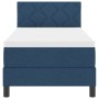 Cama Box Spring con colchón Azul 80x200 cm Tela | Foro24.es | Tu tienda online para hogar, jardín y más Foro24.es