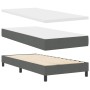 Cama con Box Spring y Colchón Gris Oscuro 90x190 cm Tela de , Camas y somieres - Ref: Foro24-3338728, Precio: 305,43 €, Descu...