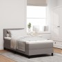 Cama con Base y Colchón Taupe 90x200 cm Tela | Foro24.es | Tu tienda online para hogar, jardín y más Foro24.es
