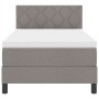 Cama con Base y Colchón Taupe 90x200 cm Tela | Foro24.es | Tu tienda online para hogar, jardín y más Foro24.es