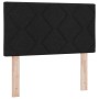 Cama Box Spring con colchón negro 120x190 cm tela | Foro24.es | Tu tienda online para hogar, jardín y más Foro24.es