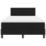 Cama Box Spring con colchón negro 120x190 cm tela | Foro24.es | Tu tienda online para hogar, jardín y más Foro24.es