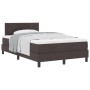 Cama Box Spring con Colchón Marrón Oscuro 120x190 cm Tela | Foro24.es | Tu tienda online para hogar, jardín y más Foro24.es