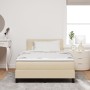 Cama Box Spring con colchón Crema 120x190 cm Tela | Foro24.es | Tu tienda online para hogar, jardín y más Foro24.es