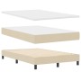 Cama Box Spring con colchón Crema 120x190 cm Tela | Foro24.es | Tu tienda online para hogar, jardín y más Foro24.es