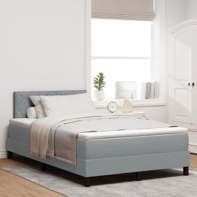 Comprar Cama con Somier y Colchón Gris Claro