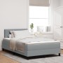 Cama con Somier y Colchón Gris Claro 120x200 cm Tela | Foro24.es | Tu tienda online para hogar, jardín y más Foro24.es