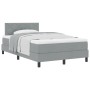 Cama con Somier y Colchón Gris Claro 120x200 cm Tela | Foro24.es | Tu tienda online para hogar, jardín y más Foro24.es