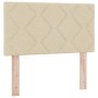 Cama Box Spring con colchón Crema 120x190 cm Tela | Foro24.es | Tu tienda online para hogar, jardín y más Foro24.es