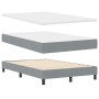 Cama con Somier y Colchón Gris Claro 120x200 cm Tela | Foro24.es | Tu tienda online para hogar, jardín y más Foro24.es
