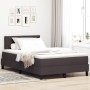 Cama con Box Spring de y Colchón Gris Oscuro 120x200 cm Tela de , Camas y somieres - Ref: Foro24-3338758, Precio: 375,98 €, D...
