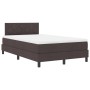 Cama con Box Spring de y Colchón Gris Oscuro 120x200 cm Tela de , Camas y somieres - Ref: Foro24-3338758, Precio: 375,98 €, D...