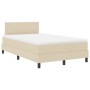 Cama con Base de Muelles con Colchón Crema 120x200 cm Tela | Foro24.es | Tu tienda online para hogar, jardín y más Foro24.es