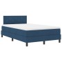 Cama con somier de y colchón azul 120x200 cm tela | Foro24.es | Tu tienda online para hogar, jardín y más Foro24.es
