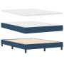 Cama con Base de Muelles con colchón azul 140 x 190 cm tela | Foro24.es | Tu tienda online para hogar, jardín y más Foro24.es
