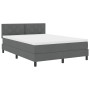 Cama con sommier y colchón Gris Oscuro 140x200 cm Tela | Foro24.es | Tu tienda online para hogar, jardín y más Foro24.es