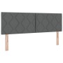 Cama con sommier y colchón Gris Oscuro 140x200 cm Tela | Foro24.es | Tu tienda online para hogar, jardín y más Foro24.es