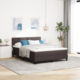 Comprar Cama con sommier y colchón Marrón Oscuro