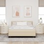 Cama con colchón Box Spring Crema 140x200 cm Tela | Foro24.es | Tu tienda online para hogar, jardín y más Foro24.es