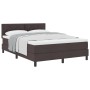 Cama con Base con Colchón Marrón Oscuro 160x200 cm Tela | Foro24.es | Tu tienda online para hogar, jardín y más Foro24.es