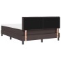 Cama con Base con Colchón Marrón Oscuro 160x200 cm Tela | Foro24.es | Tu tienda online para hogar, jardín y más Foro24.es