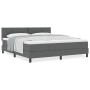 Cama con Somier con Colchón Gris Oscuro 180x200 cm Tela | Foro24.es | Tu tienda online para hogar, jardín y más Foro24.es