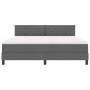 Cama con Somier con Colchón Gris Oscuro 180x200 cm Tela | Foro24.es | Tu tienda online para hogar, jardín y más Foro24.es