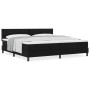 Cama con Box Spring Negra 200x200 cm Tela de , Camas y somieres - Ref: Foro24-3338792, Precio: 589,17 €, Descuento: %