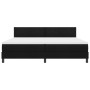 Cama con Box Spring Negra 200x200 cm Tela de , Camas y somieres - Ref: Foro24-3338792, Precio: 589,17 €, Descuento: %