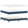 Cama con Box Spring y Colchón Azul 200x200 cm Tela | Foro24.es | Tu tienda online para hogar, jardín y más Foro24.es