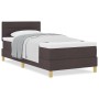 Cama con Somier con Colchón Marrón Oscuro 80x200 cm Tela | Foro24.es | Tu tienda online para hogar, jardín y más Foro24.es