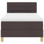 Cama con Somier con Colchón Marrón Oscuro 80x200 cm Tela | Foro24.es | Tu tienda online para hogar, jardín y más Foro24.es