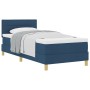 Cama con Base con Colchón Azul 80x200 cm Tela | Foro24.es | Tu tienda online para hogar, jardín y más Foro24.es